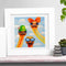 Oil Paint by Numbers Ostrich Canvas Artwork Living Room Picture Decoration