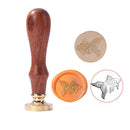 Fire Paint Wax Seal Head Animal Stamp Signature Envelope Decor (DW07)