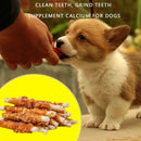 110g Chicken Wrapped Jerky Beef Twists Chews Snacks Treats Pet Supplies M8R9
