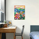 5D Diamond Painting Colorful Flowers Full Round Rhinestone DIY Home Decoratio