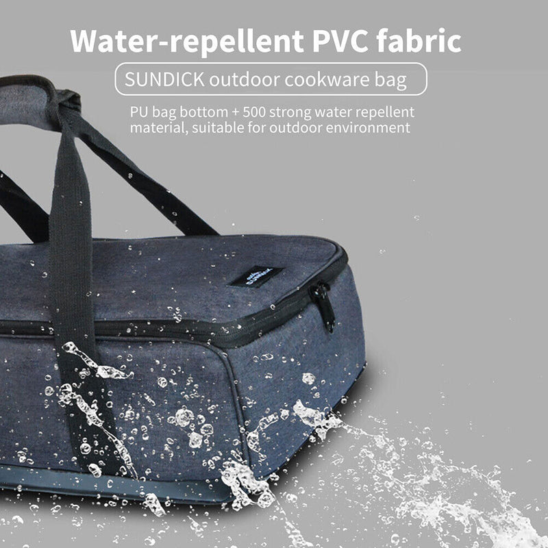 Picnic Tableware Storage Bag Anti-collision for Outdoor Travel Barbecue Climbing