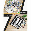 PVC Transparent Multifunction File Holder Zipper bag Pencil bag Organizer Bags