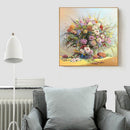 5D DIY Full Round Drill Diamond Painting Flower Bouquet Cross Stitch Embroi
