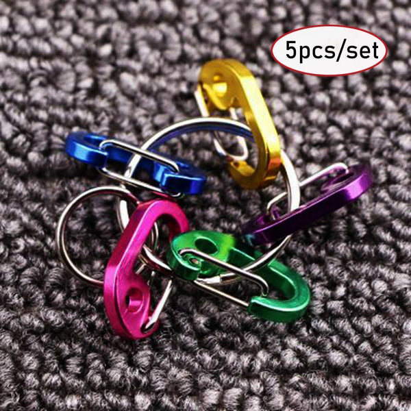Water Bottle Hanging Backpack Buckles Outdoor Carabiner D-Type Buckle Snap Hook
