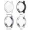 Smart Watch Protective Cover for Garmin Venu 2/Vivoactive 4 (Transparent)