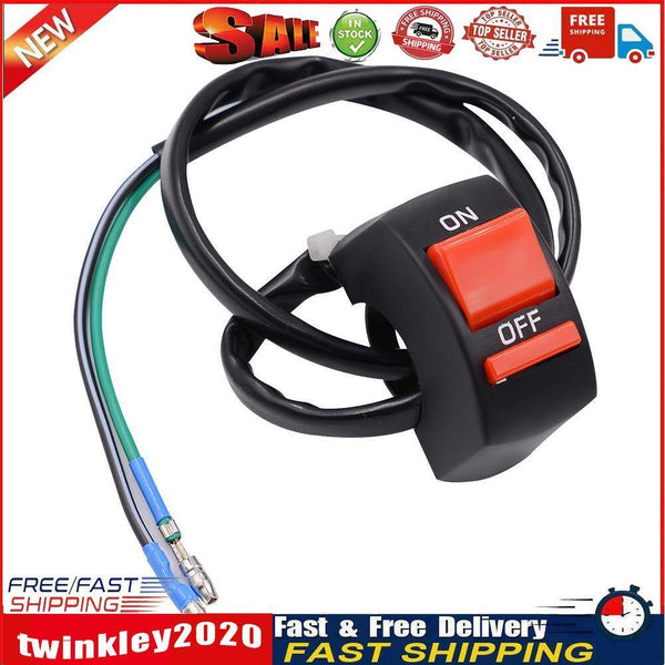 7/8" Universal Handlebar Motocycle Accident Hazard Light Switch ON/OFF Newly