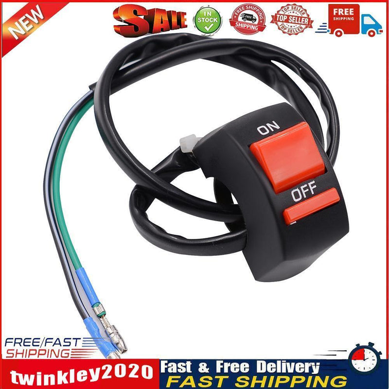 7/8" Universal Handlebar Motocycle Accident Hazard Light Switch ON/OFF Newly