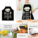 Kitchen Linen Apron Cutlery Print Home Restaurant Cooking Baking Bib Tools