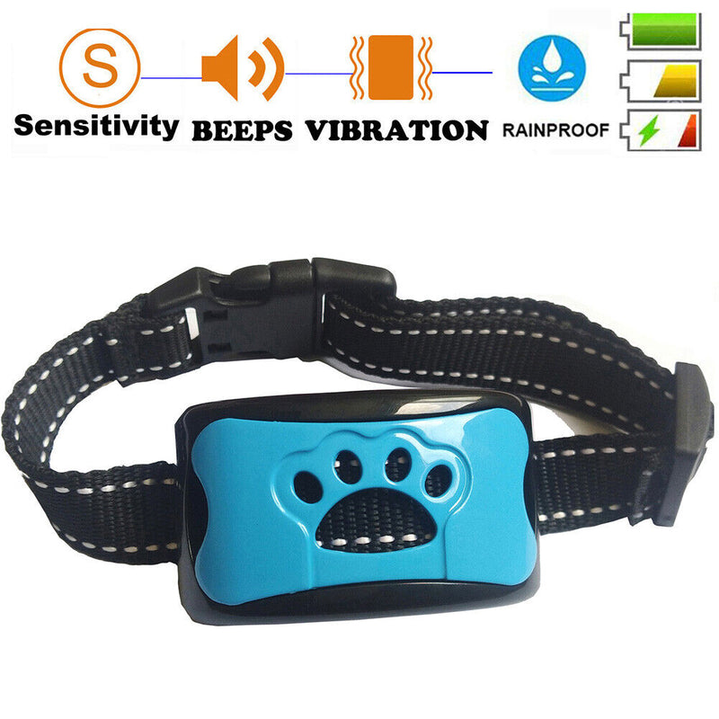 #A 7 Sensitivities Pet Bark Stopper Collar Dogs Training Stop Barking Equipment