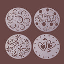 Bakery Tools Decorating Stencils Birthday Party Cake Mold Mould Flower Heart