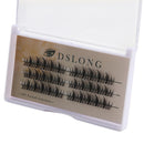 Fluffy Dramatic Criss-cross False Eyelashes Segment Individual Lashes V-shape