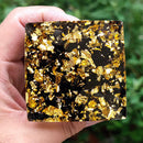 Crystal Orgone Pyramid Healing Reiki Chakra Stones Orgonite Pyramid 6cm (E)