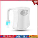 LED Toilet Backlight Body Sensor Hanging Toilet Seat Night Light (16 Color)