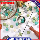 100pcs octagon fire painting retro pills seal paint granules stamp envelope