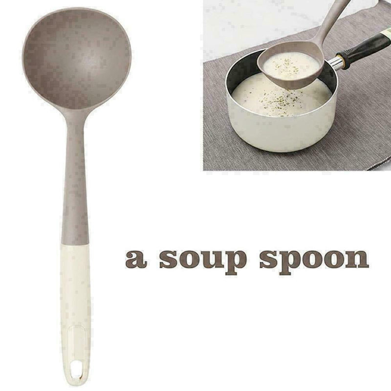 Kitchen Utensils Spatula Tools Silicone Wood Handle Spatulas Cooking E0S8 J6O7