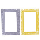 2pcs Metal Punch Molds Dressing Girls DIY Scrapbook Embossing Stencil Handw