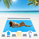 Beach Blanket Extra Large Sandproof Waterproof Picnic Mat 4-7Persons Family