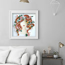 5D Diamond Curly Girl Part Special Drill Rhinestone Painting Kit for Home Newly