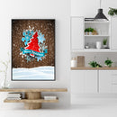 5D Drill Point Handicraft Cartoon Xmas Tree Rhinestone Art Diamond Painting