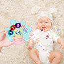 Baby Rattle Music Flashing Infant Pat Hand Bell Early Educational Toys (D) Newly
