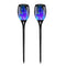 6pcsSolar Flame Light Waterproof LED Torch Lamp (2xPurple+2xBlue+2xWarm)