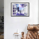 5D DIY Diamond Painting Kits Full Round Drill Outside Window Scenery Mosaic A