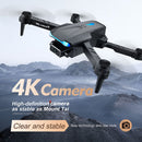 YLR/C S89 4K HD Single Camera 2.4GHz Foldable RC Drone w/ 2 Battery (Black)
