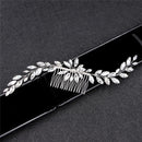 Clips Bridal Hair Ornaments Hair Combs Leaf Crystal Tiara Flower Hair Pin