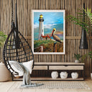 5D Kit DIY lighthouse Round Diamond Painting Mosaic Rhinestone Picture