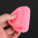 5pcs Creative Waterdrop Multi-function Antibacterial Silicone Washing Brush-1377