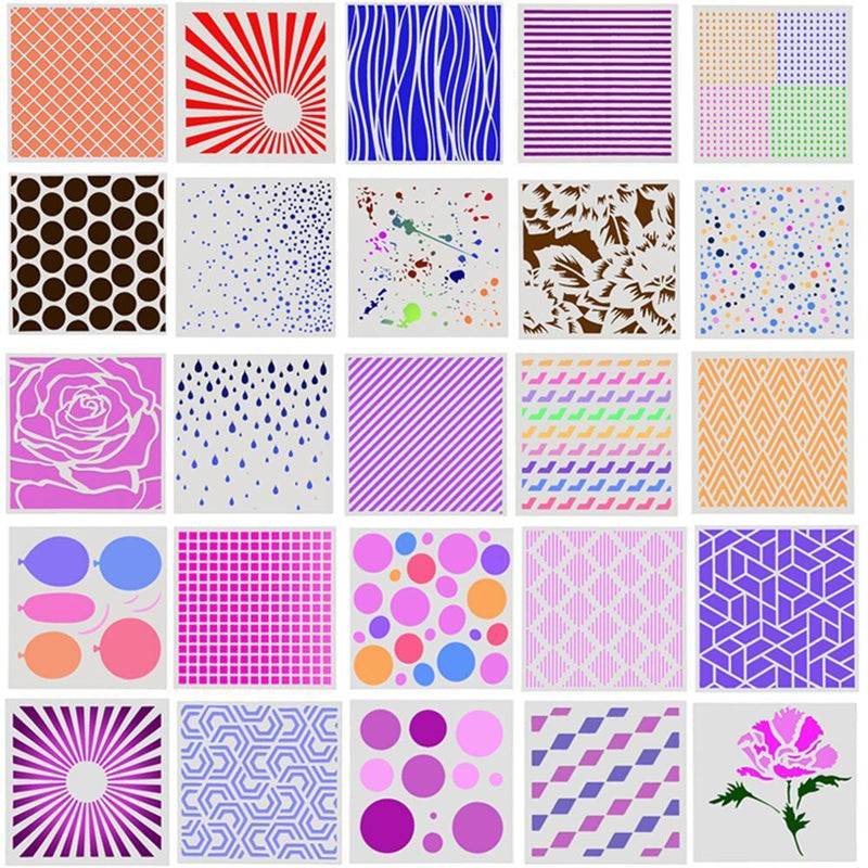 Decorative DIY Drawing Paper Layering Stencil Embossing Scrapbooking Template
