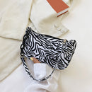 Retro Women Animal Pattern Print Underarm Shoulder Bag Handbags (Zebra)