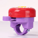 Kids Bicycle Bell Handlebars Road MTB Bike Daisy Ring Alarm (Red+Purple)
