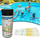 100x URS-10T Swimming Pool Test Paper Hot Tub Urine Acid Alkali Test Strip