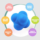 Hexagon Reaction Ball Speed Agility Coordination Reflex Sports Fitness Traini