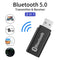 Dongle Stereo AUX Bluetooth 5.0 Adapter Audio Receiver 2-in-1 USB Transmitter