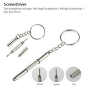Durable Eye Glasses Repair Tool Screw Nose Pad Nut O9H6 Assortment Set Kit E4J1