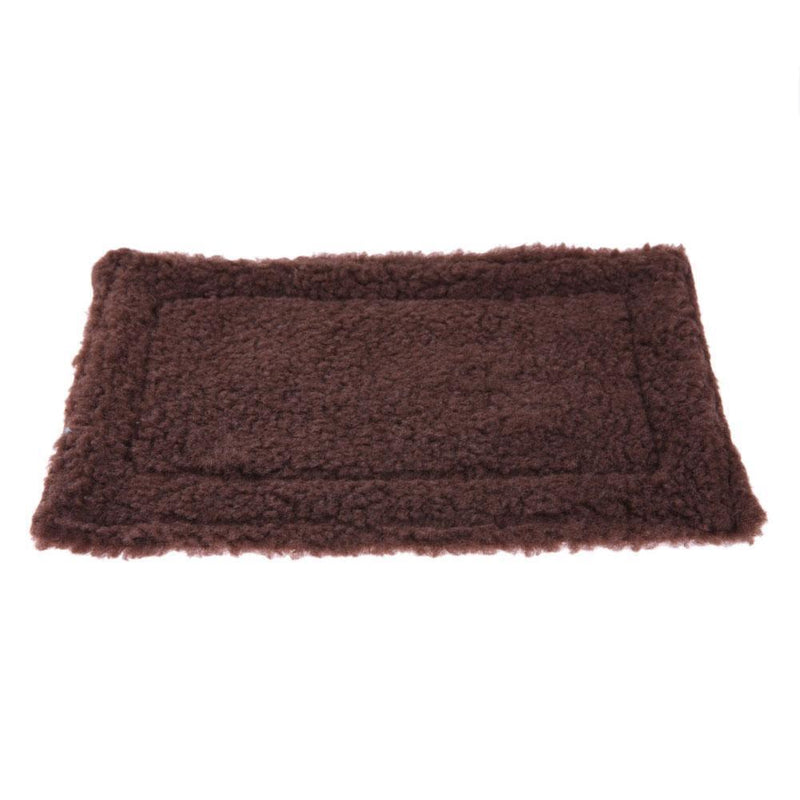 Plush Pet Hamster Cushion Mat Squirrel Blanket Guinea Pig Bed(Dark Brown)