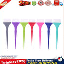 Plastic Colorful Hair Color Mixing Bowl Brush Set DIY Tool (Brushes) Newly
