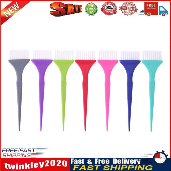 Plastic Colorful Hair Color Mixing Bowl Brush Set DIY Tool (Brushes) Newly