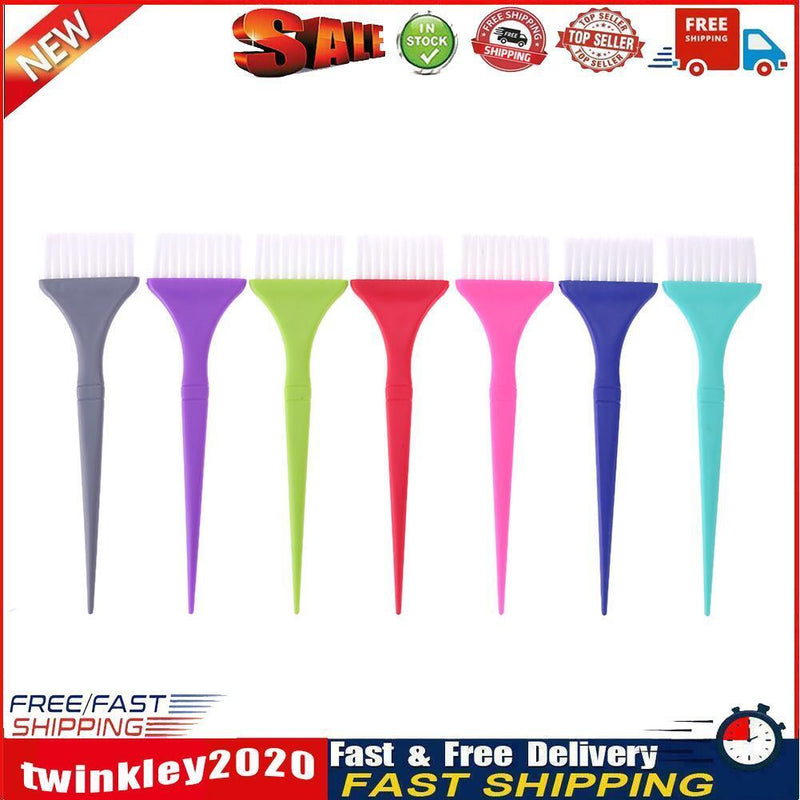 Plastic Colorful Hair Color Mixing Bowl Brush Set DIY Tool (Brushes) Newly