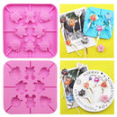 Reusable Chocolate Cake Mould Easy Clean Safety Ice Cube Tray Baking Accessories