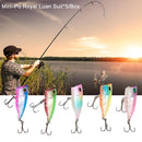 5pcs Fishing Lure Wobblers 4cm 3.5g Floating Crankbait Artificial Hard Bait