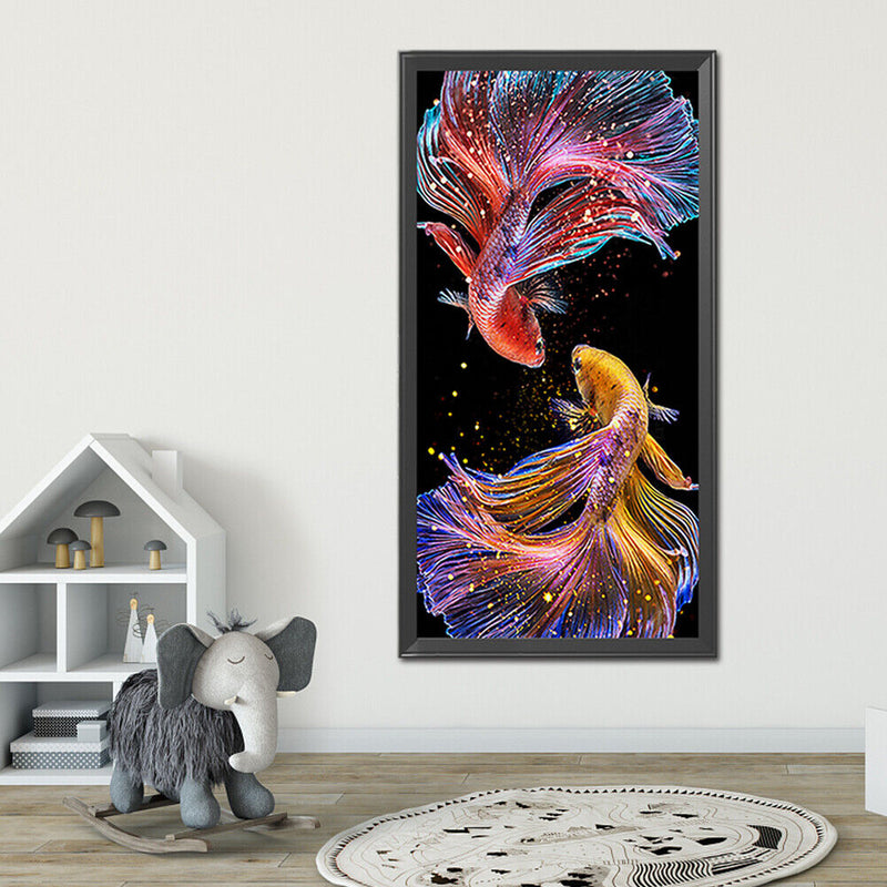 5D Diamond Painting Full Square Drill Koi Picture Rhinestone