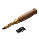 1X DIY Leather Punch Rotary Punch Belts Mute Rotary Craft Watch Punching J6Q1