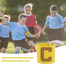 Kids Child Elastic Soccer Football Captain Armband Leader Competition Arm Ban