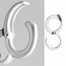 Home Organizer Hanging Coat Hanger Rail Crossbar Clips Desk Hook S shape Hooks