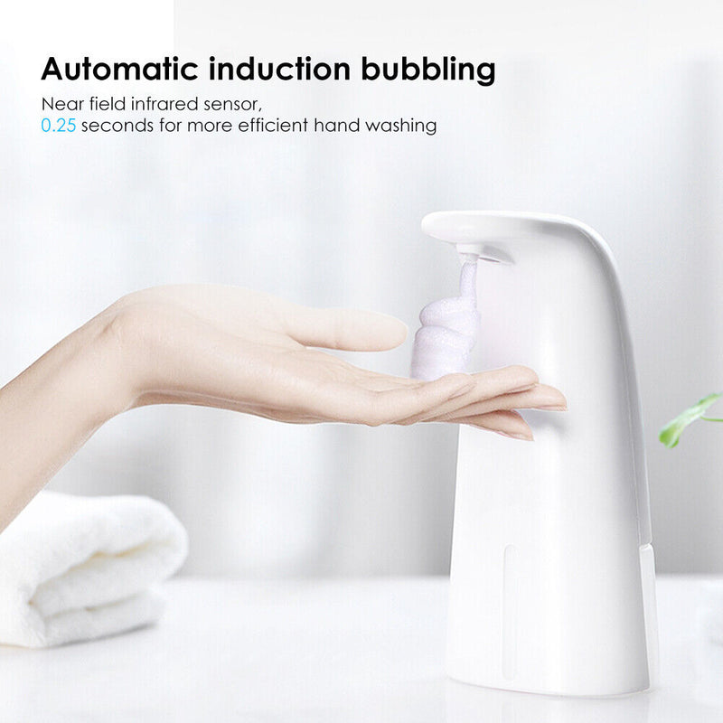 Auto Induction Foaming Hand Washer Infrared Sensor Soap Dispenser (White) Newly