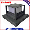 LED Solar Column Light Post Deck Lamp Outdoor Waterproof Villa Garden Decor