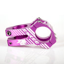 ENLEE 31.8mm Mountain Bicycle Stem Handlebar Short Hollow Stem (Purple) Newly